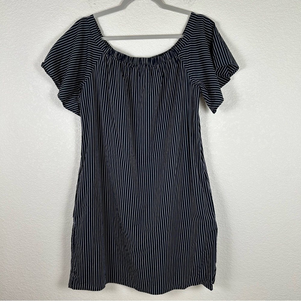 Striped Black and White Women's Dress